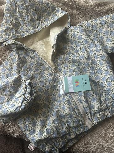 костюм на годик: Детская куртка с красивым винтажный принтом 🌸 Осень-Весна самое то — 1