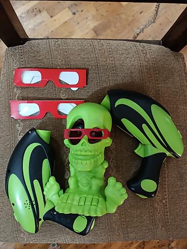 3d draperi: Johnny the Skull 3D interaktiv oyun dəsti Batareykalar yoxdur — 2