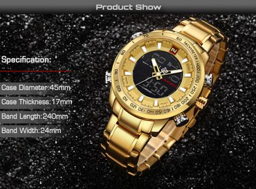 Ručni satovi: Muški analogno - digitalni ručni sat NAVIFORCE 5 Izuzetan model — 6