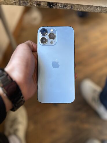 iphone 12 mini 64gb qiymeti: IPhone 13 Pro Max, 256 GB, Sierra Blue, Face ID, Sənədlərlə