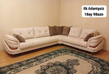 Divanlar: Künc divan kolleksiyası - Müasir dizaynlı L-şəkilli künc divanlar - — 14