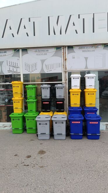 Tullantı qabları: Köçürmə var Çek verilir 20 litrden 1100 litrə qədər butun olçulər — 17