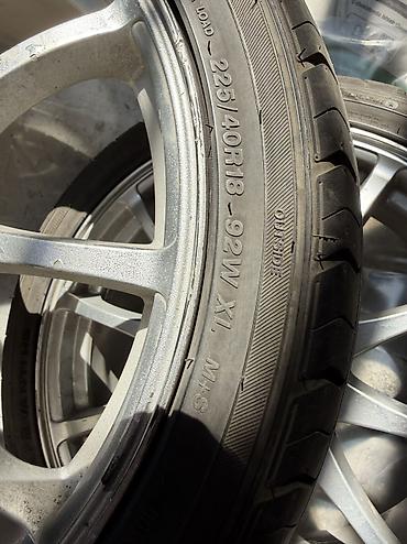 Шиналар жана дисктер: Диски на жирной резине Subaru . R18 225 40 . Без варки и ударов — 4