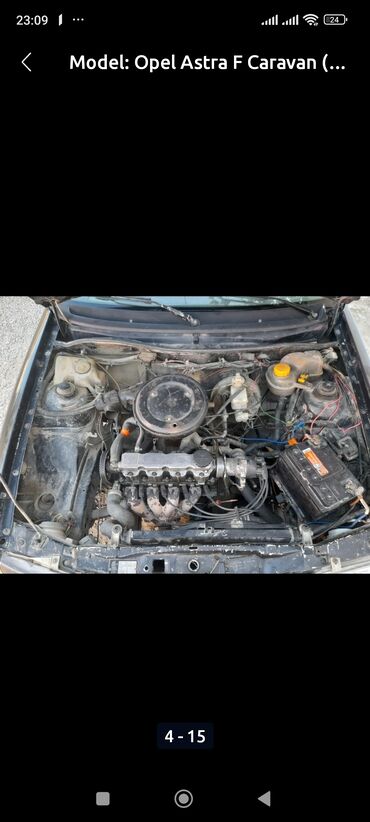 Opel: Opel Astra Caravan – universal kuzovlu, qara rəngdə. Əsas — 4