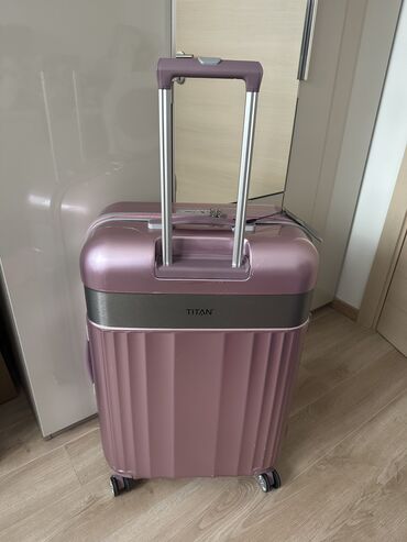 putna torba na točkiće: Medium suitcase, color - Pink