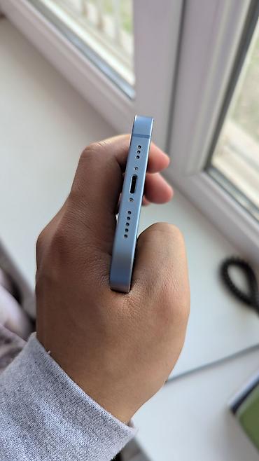 iph: IPhone 14, Новый, 128 ГБ, Голубой, Кабель, Коробка, 84 % — 8