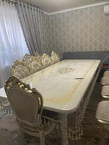 туалетный столик с зеркалом бишкек: Стол и стул для зала, Новый, цвет - Белый — 5