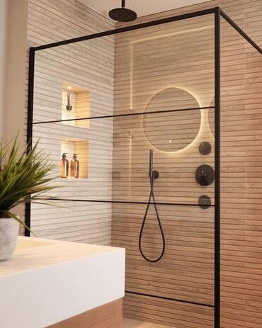 Duş kabinaları, arakəsmələr: Hamam otaqlarınızı bəzəyəcək birbirindən özəl duşkabinlər. 🔊 — 27