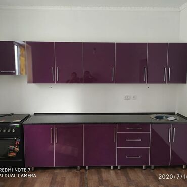 Кухонные гарнитуры: Кухонный гарнитур, Новый, цвет - Белый, МДФ, Бесплатная доставка — 14