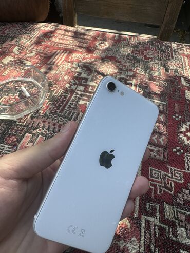 iphone se 2020 qiyməti: IPhone SE 2020, 128 GB, Ağ, Barmaq izi