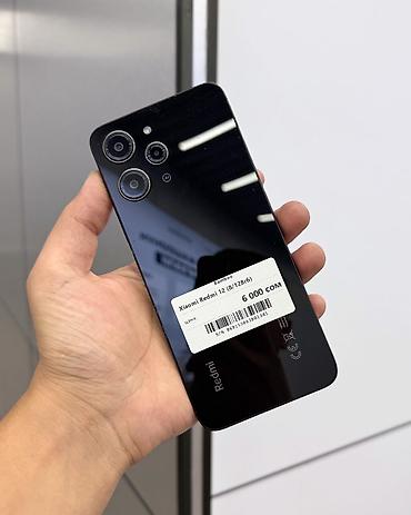 кнопочные телефоны xiaomi бишкек: Redmi, Redmi 12, Б/у, 128 ГБ, цвет - Черный, 2 SIM — 1