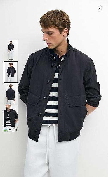Куртки: Мужская куртка, L, Massimo Dutti, Новый, цвет - Черный — 2