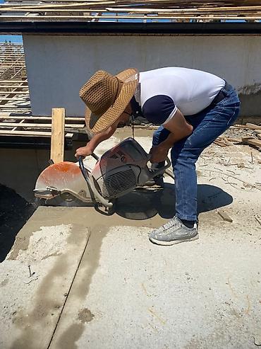Beton işləri: Beton kəsimi və deşilməsi xidməti - Armaturla gücləndirilmiş beton — 1