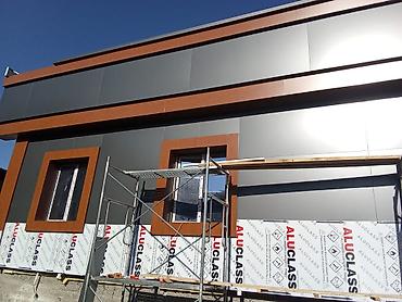 Алюминиевые композитные панели (Алюкобонд): Синий, Дерево, Новый, Гарантия, Бесплатный выезд, Бесплатная доставка — 23