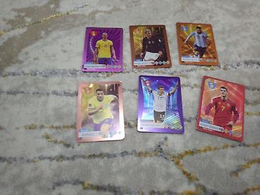 8550 nömrə: Məhsul: Futbol kolleksiya kartları dəsti Təsvir: - Parlaq/folqalı — 1