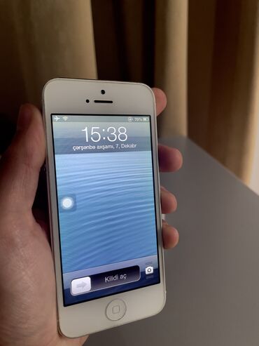 retro telefon: IPhone 5 | 16 GB Ağ | Sənədlərlə