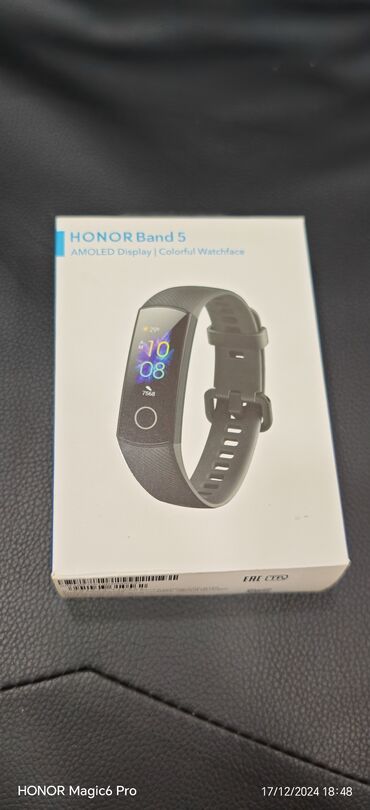 honor band 5 бишкек: Смарт браслеты, Honor, Bluetooth, цвет - Черный