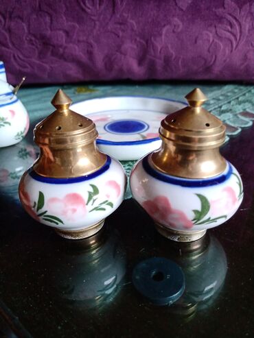 Kuhinjski setovi: Set nov za zacine,rucni rad,rucno oslikan sa Tajlanda — 6