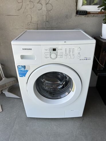 стиральная машина продаю: Стиральная машина Samsung, Б/у, Автомат, До 5 кг, Полноразмерная