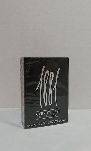 doe perfume: CERRUTI 1881 SIGNATURE MEN EDP100ML | Cerruti 1881 Signature men — 1