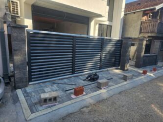 Proizvodi od rolovanog metala, metalni kanali: Aluminijumski ram na šraf za pešačku kapiju Spreman ram, samo izaberi — 6