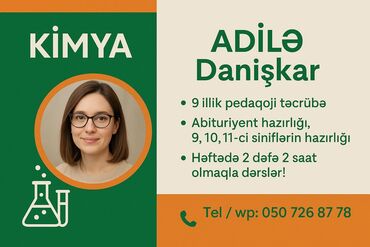 Digər kurslar: Repetitor, Kimya, Azərbaycan dili, Abituriyent hazırlığı