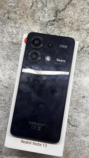 Redmi, Redmi Note 13, Б/у, 256 ГБ, цвет - Черный, 2 SIM