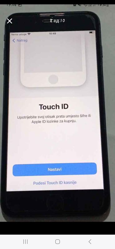Apple iPhone: Apple iPhone iPhone 8 Plus, 64 GB, Crn, Otisak prsta — 7
