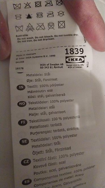 Asılqanlar: Məhsul: IKEA SKUBB asılqan ciblər – divar/qapı üçün təşkilatçı 20 man — 4