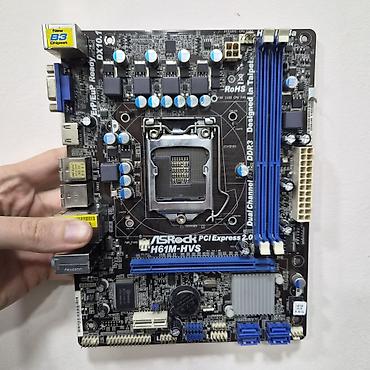 Материнская плата для ПК, Новый, ASRock, LGA1155, Micro-ATX