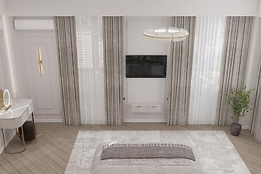 Спальные гарнитуры: Спальный гарнитур, Двуспальная кровать, цвет - Серый — 1