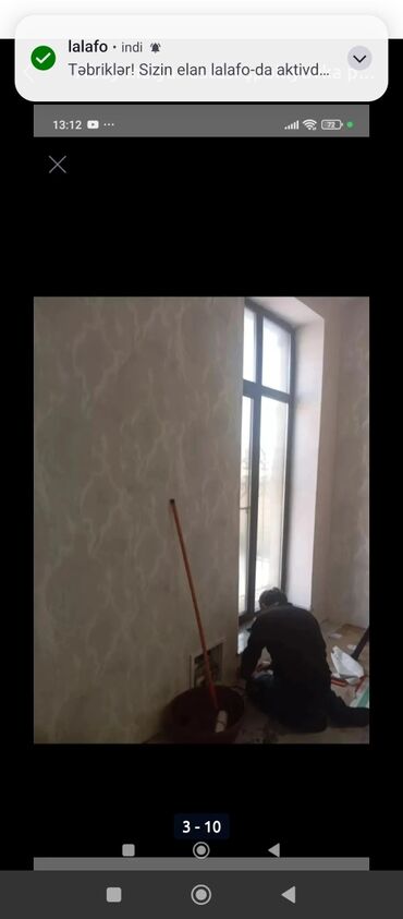 Malyar işləri: Aboy malyar paduqa emulsiya lminat işləri görürük 2 nəfərik peşekar — 3