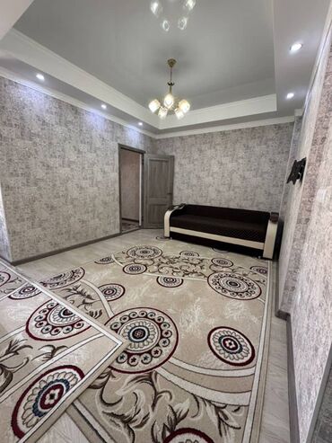 1 комнатная квартира 8 мкр: 2 бөлмө, 54 кв. м, Элитка, 8 кабат, Евроремонт