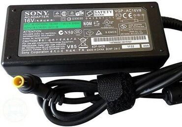 компьютер sony: Блок питания SONY 16V-4A для ноутбука Напряжение: 16V Максимальный