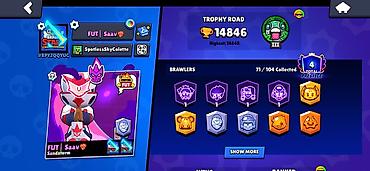аккаунты на free fire: Игровой аккаунт Brawl Stars - Текущий трофейный путь: 14 846 (макс — 2
