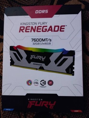 афтамат стралный: Оперативная память, Новый, Kingston, 32 ГБ, DDR5, 7600 МГц, Для ПК