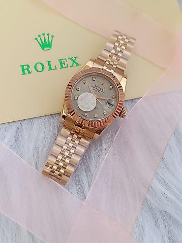 Aksesuarlar: Rolex Oyster Perpetual Datejust – qızılı tonlu paslanmayan polad — 8