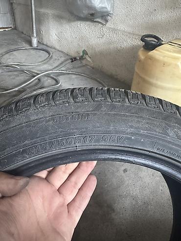 Шины: Летние шины, 2 шт Continental 215/50 R17 2000 сом за штуку, 1 шт — 3