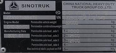 Грузовики: Грузовик, Howo, Стандарт, Б/у — 12