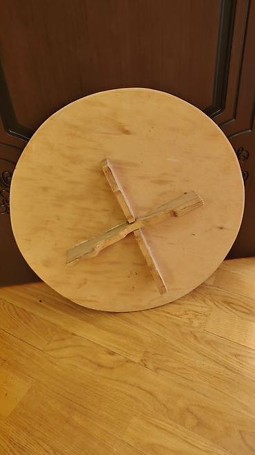 kündə: Taxta xəmiraçan/səhrəngi (oxlov taxtası) – dairəvi forma - Material — 2