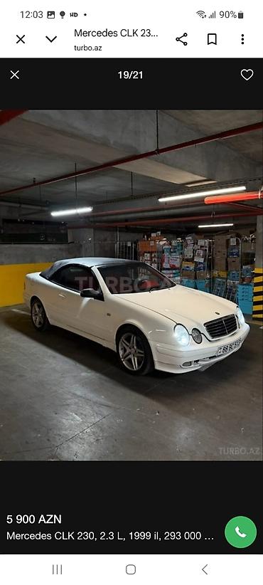 mercedes disklər: Mercedes-Benz SLK 230: 2.3 l | 1999 il Kabriolet — 5