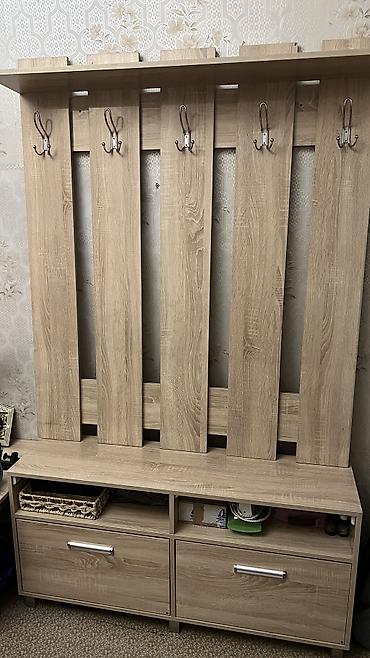 Гарнитуры для прихожей: Гарнитур для прихожей, Новый, Тумба, Вешалка, Обувница, МДФ, Самовывоз — 15