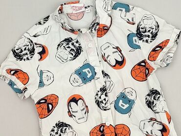 Shirt 4-5 years, condition - Perfect, pattern - Print, color - White