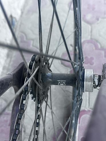 трекси: Фикс-байк (single speed/фиксед) в фиолетовой расцветке — 3