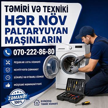 maşın gunluyu: Xidmət: Paltaryuyan maşınların təmiri və texniki baxışı - Eyni gün — 2