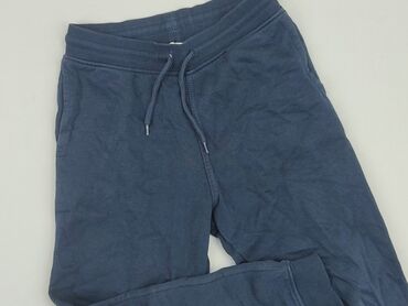 szerokie spodnie z rozcięciami po bokach: Sweatpants, H&M, 11 years, 146, condition - Fair