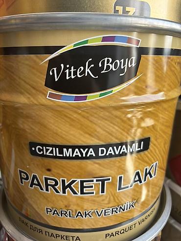 yağ sobaları: Selülozik Döşəmə və parket üçün lak, SOBSAN, 13 l, rəng - Şəffaf, Qoruma — 1