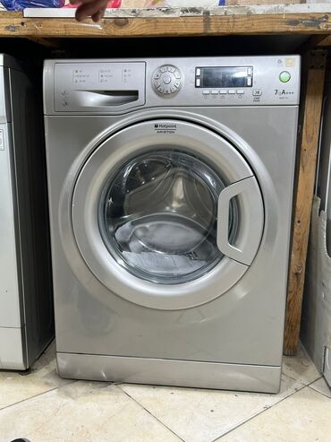 Paltaryuyan maşınlar: Paltaryuyan maşın Hotpoint Ariston, 7 kq, Avtomat, Qurutmasız, Kredit yoxdur