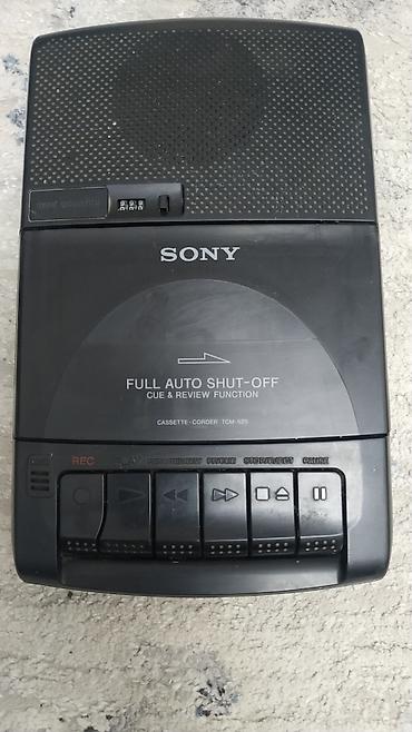Аудиотехника: Кассетный диктофон Sony TCM-929. Компактная модель для — 1