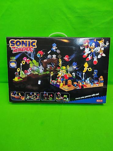 игрушки sonic: Конструктор Соник база для игры🔥 Комплектация товара: 828 деталей, 8 — 6